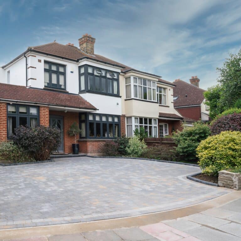 Block paved driveway installed by MJP Driveways in Poole, Dorset