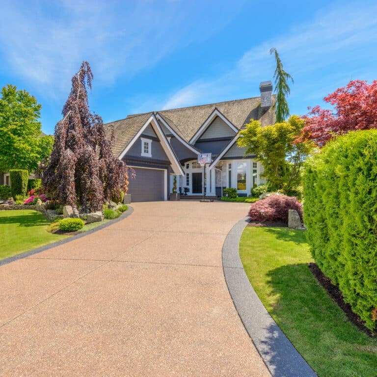 Freshly installed resin-bound driveway in Bournemouth, Dorset